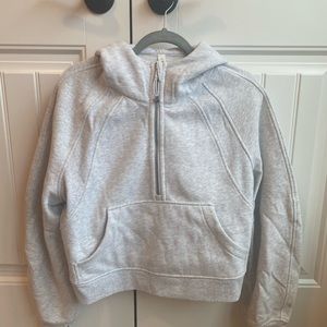 AUTHENTIC LULULEMON womens Scuba Oversized Half-Zip Hoodie size M/L